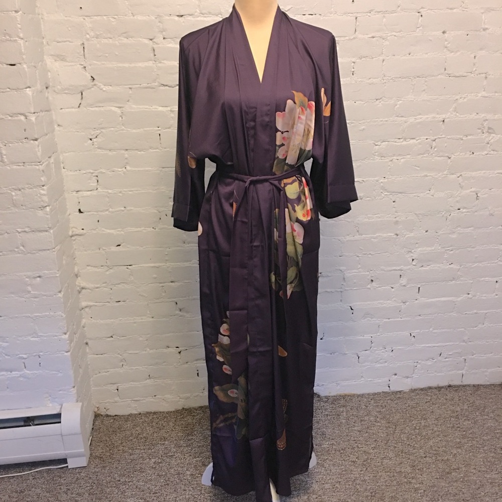 Kim + Ono pop won’t & butterfly robe in plum one size